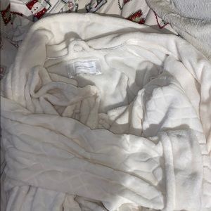 White Plush Robe